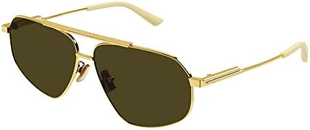 Bottega Veneta BV1194S Gold/Brown 61/12/145 unisex Sunglasses