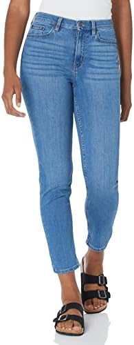 Calvin Klein Women's Hi Rise Slim Crop Denim