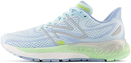New Balance Women's Fresh Foam 880 V13 Running Shoe, Blue/Green Aura/Silver Metalic, 9 Medium