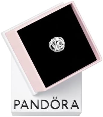 Pandora April Clear Eternity Circle Charm Bracelet Charm Moments Bracelets - Stunning Women's Jewelry - Gift for Women - Made with Sterling Silver & Cubic Zirconia