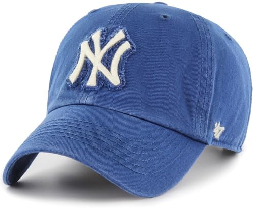 '47 MLB Perfect Game Primary Logo Clean Up Adjustable Hat Cap, Adult One Size