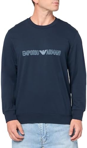 Emporio Armani Men's Logo Terry Sweater