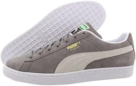 PUMA Suede Classic XXI Steel Gray/Puma White 10 D (M)