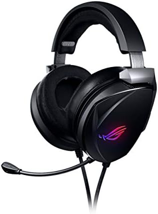ASUS Gaming Headset ROG Theta 7.1 | Ai Noise Cancelling Headphones with Mic | ROG Home-Theatre-Grade 7.1 DAC, and Aura Syn RGB Lighting,Black