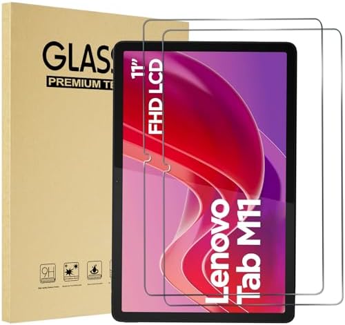 ProCase 2 Pack Screen Protector for Lenovo Tab M11 2024, Tempered Glass Film Guard for Lenovo 11" Tab M11 2024 Release