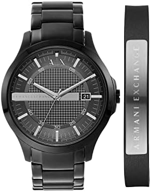 AX Armani Exchange Men's Watch Gift Set; Watch and Bracelet Gift Set; Gifts for Men