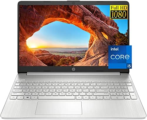 HP 15.6 inch Laptop, Intel Core i5-1135G7 Processor, 15.6" FHD Anti-Glare LED Display, HDMI, Wi-Fi and Bluetooth, Lightweight Design, Fast Charge, Windows 11 Home (16GB RAM | 1TB SSD)
