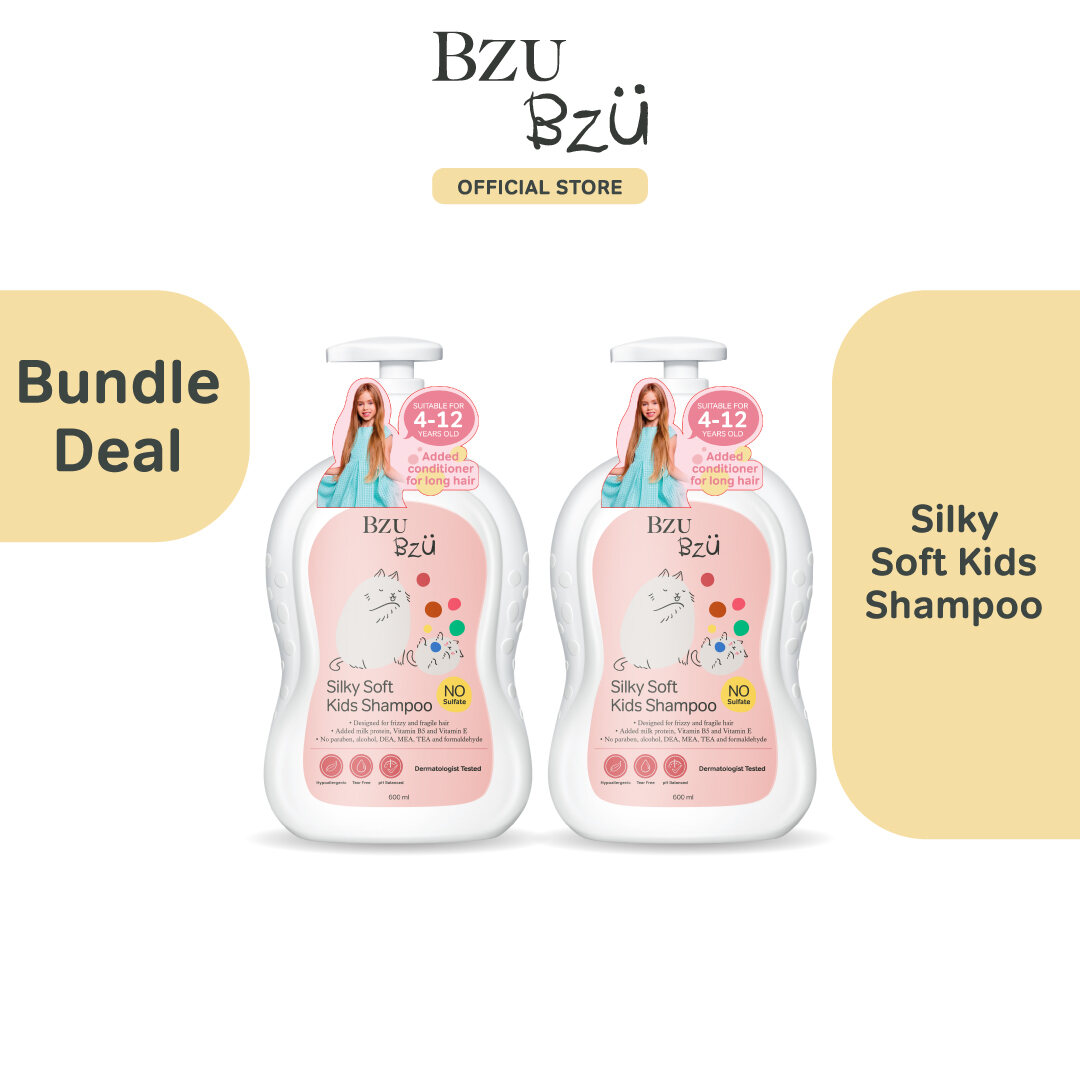BZU BZU Little Lady Bundle (Silky Soft Kids Hair Shampoo + Body Wash)