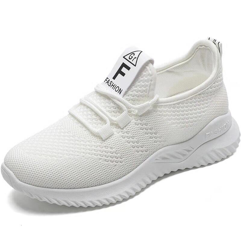 Adi Sneaker Women's Shoes 2024 Spring New Mesh Shoes Summer Women's Casual Running Breathable Mesh White Shoes