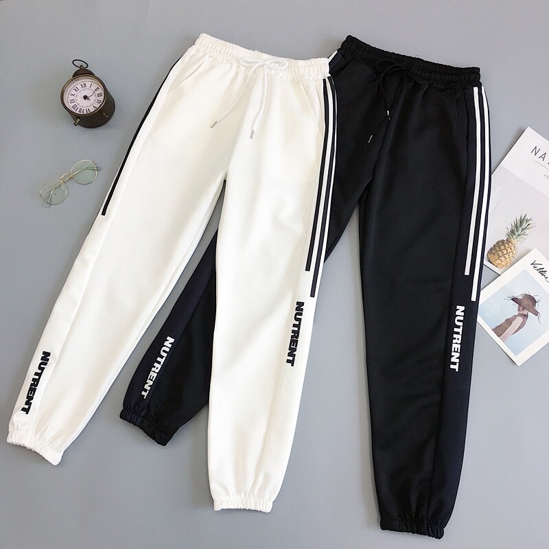 AA11-READY STOCK Korean Women's Harajuku Style Track Pants Hip Hop Sweatpants Trousers Long Pants