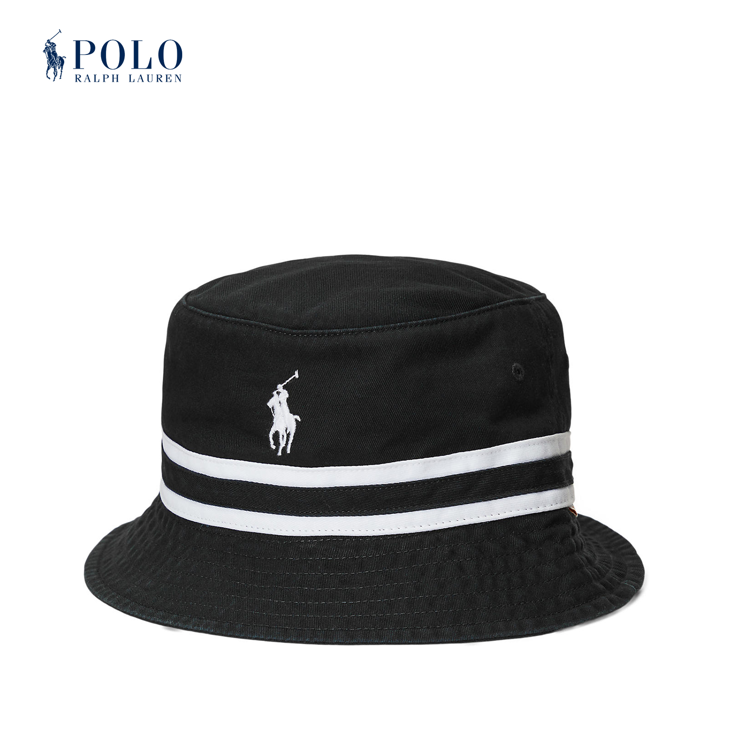 Polo Ralph Lauren Unisex Striped-Band Twill Bucket Hat