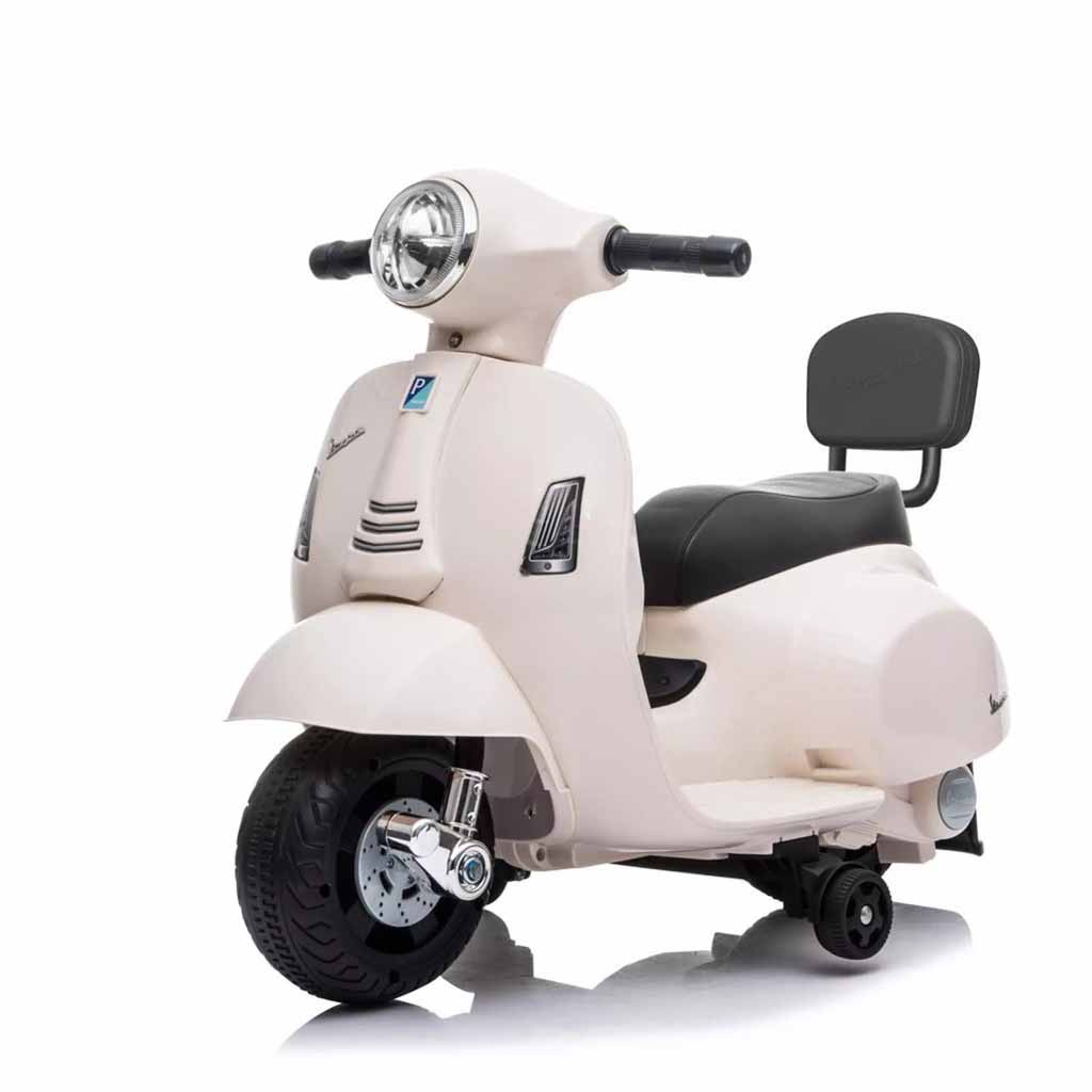 [4 Colors] Vespa Kids GTS Mini Ride On Electric Scooter With LED Light - 18 - 36M | kids ride on toys / kids electric motor bike