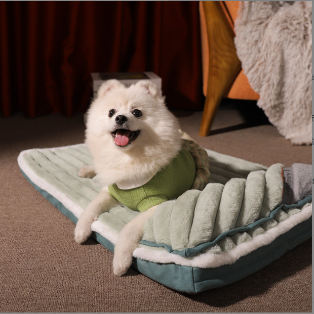 For sale "SG seller" Pet Bed Mattress for Cat Dog Bed Pet Mat Blanket with Pillow Machine Washable Comfortable and Safety arge Dog Bed Crate Pad Mat Washable Mattress Anti Slip Cushion for Pets Sleepi
