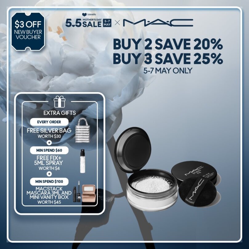 MAC Studio Fix Weightless Loose Powder - 6.5g / oil control makeup setting powder for normal, oily and sensitive skin - sheer coverage no acne foundation makeup