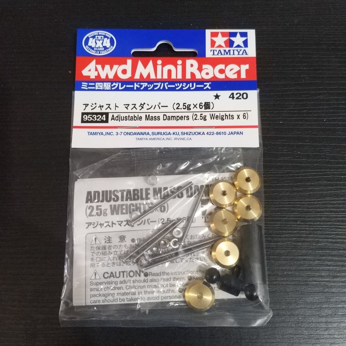 Tamiya 95324 adjustable mass damper 2.5g weight x 6