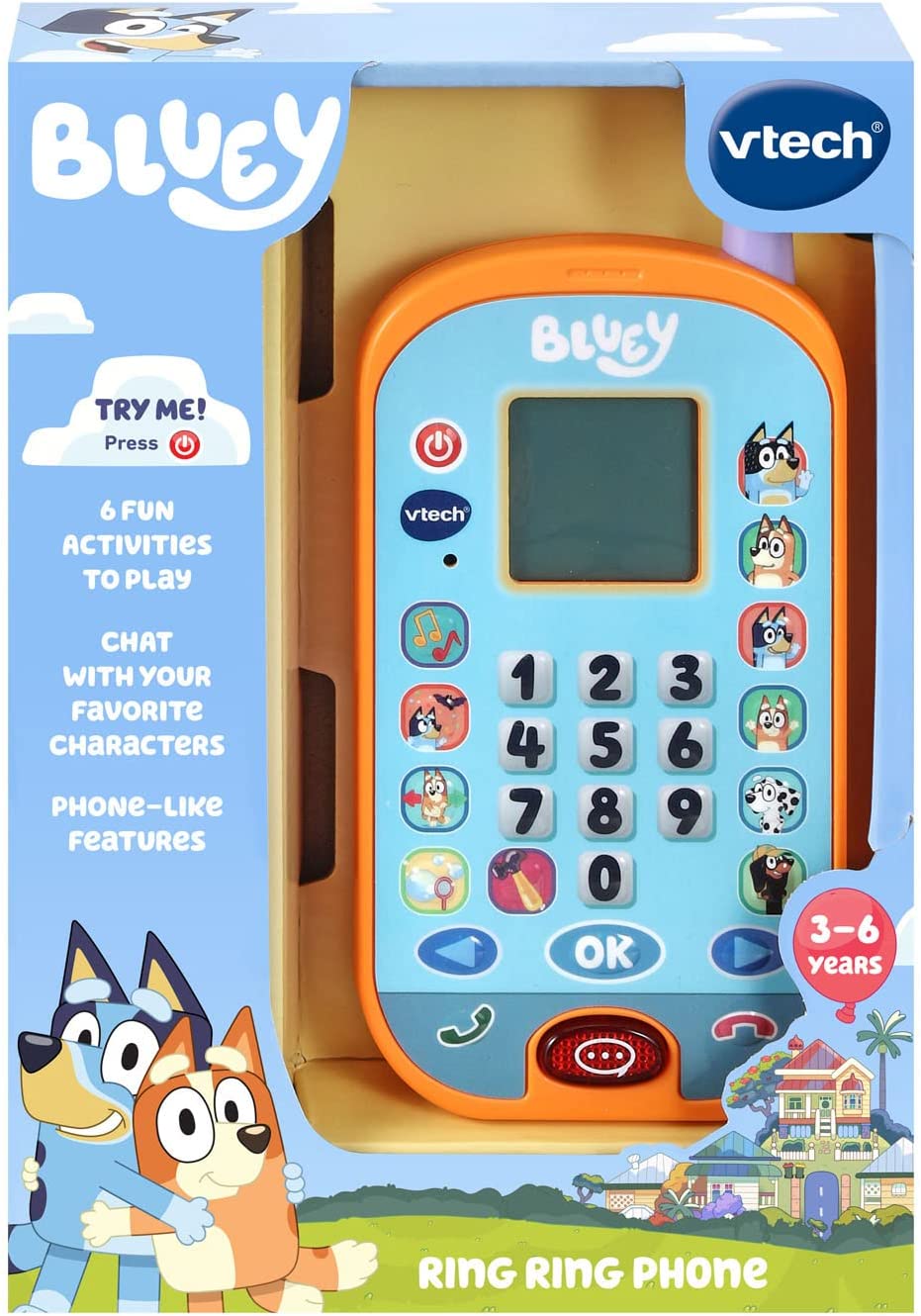 (READY STOCK) Vtech Bluey Ring Ring Phone toy